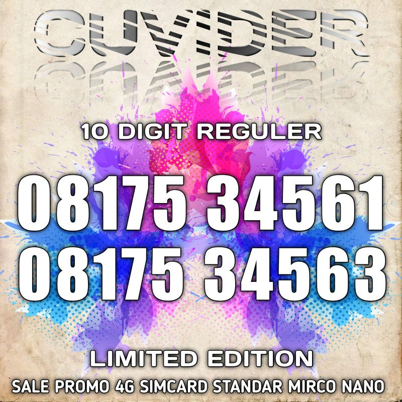 10 digit 10 nomor 10 angka nomor cantik