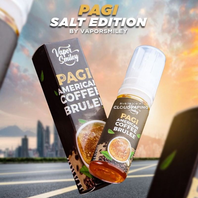 SALT NIC - LIQUID PAGI American Coffee Brulee 15ML 30MG AUTHENTIC