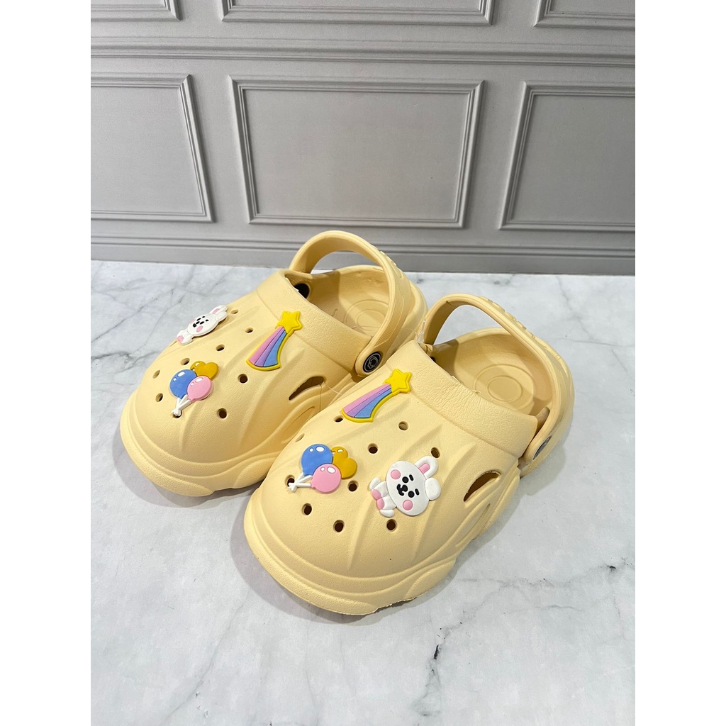 IR-315S Sandal Baim Kekinian Anak Perempuan Cewek Tempel Mainan Lucu Merek Irsoe Size 20-25