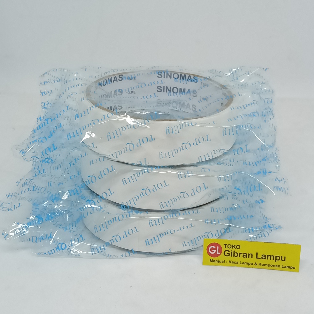 Isolasi Sinomas Double Tape - Selotip Double Tape - Masking Tape Solasi Dua Sisi