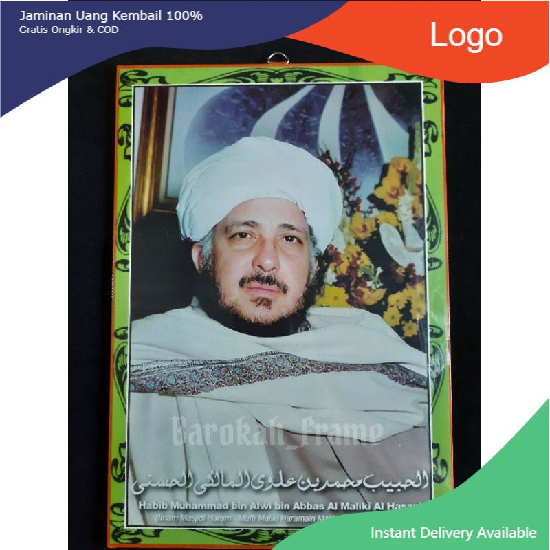 Jual Cod Foto Habib Gambar Habib Muhammad Bin Alwi Bin Abbas Al