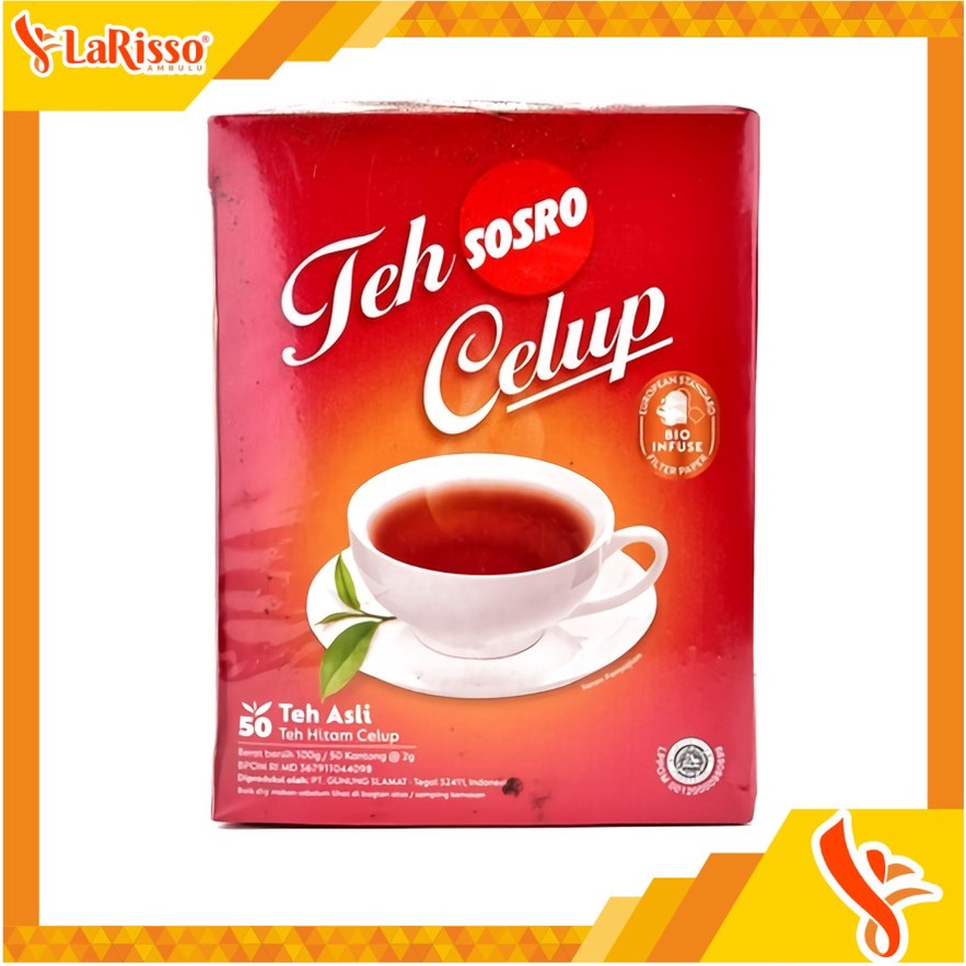 

TEH SOSRO CELUP HITAM ASLI BOX 50'S