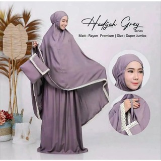 Mukenah Dewasa Jumbo Renda Bahan Adem Halus Mukena Polos Free Tas Traveling Promo Murah Gratis Ongkir