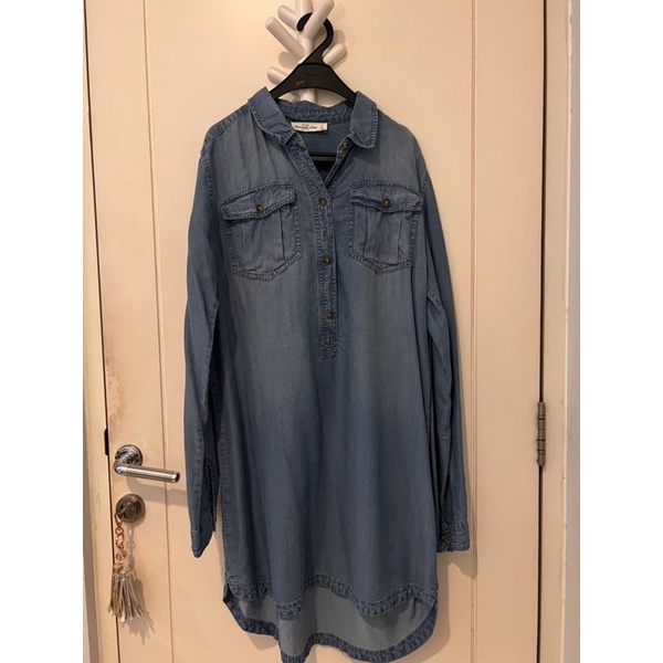 Preloved Abercrombie & Fitch Denim Shirt Dress