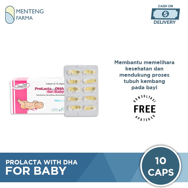 Prolacta With DHA For Baby 10 Kapsul - Suplemen Kesehatan Bayi