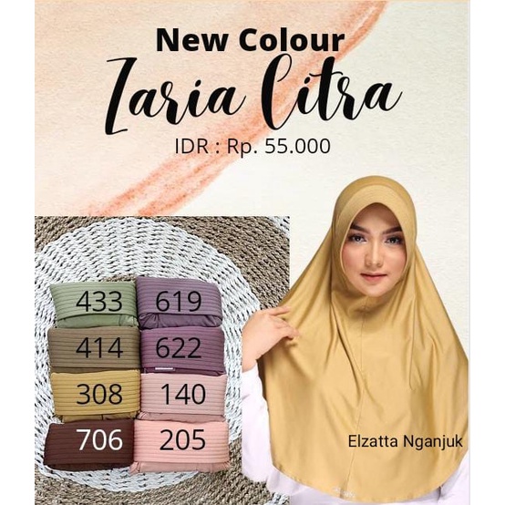 ZARIA CITRA/ BERGO ELZATTA/ HIJAB BERGO ELZATTA