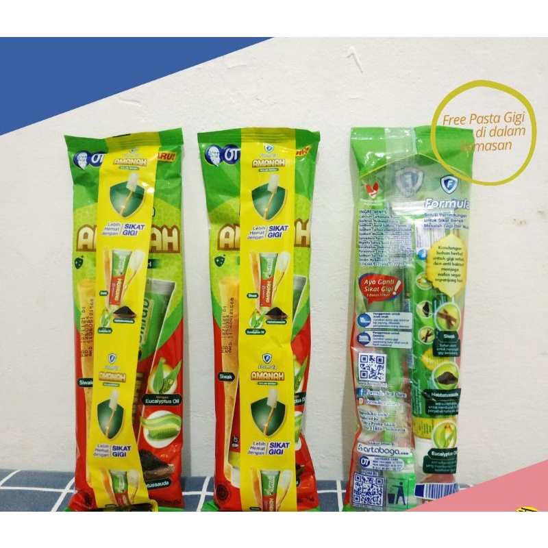 Pasta Gigi Amanah Formula Plus Sikat