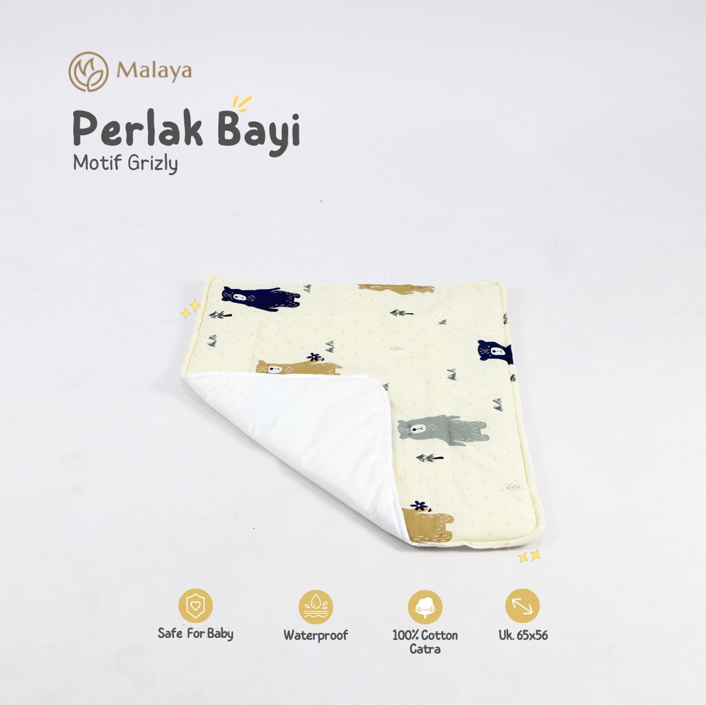 MALAYA BABY - Perlak Bayi Waterproof Anti Bocor |Katun Catra