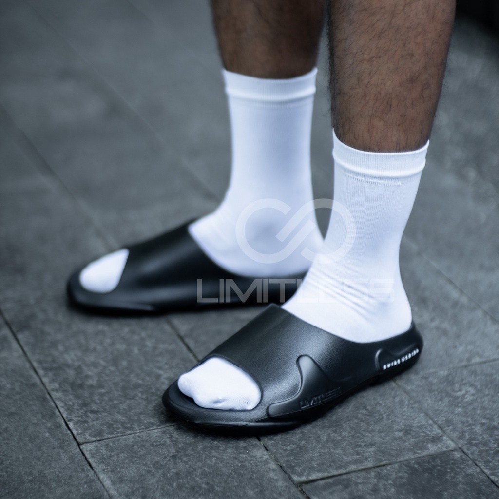 Zerolimit - Sandal Slipper Equalizer Pria Terbaru Sandal Slide Cowok Kekinian Sandal Slip On Pria Nyaman Viral