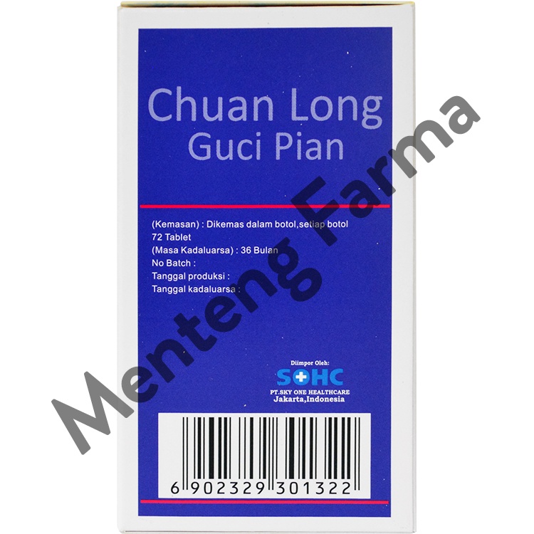 Chuan Long Guci Pian - Obat Pereda Nyeri Sendi dan Tulang Keropos