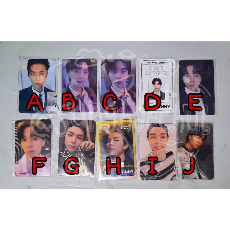 Photocard PC johnny R Card Universe SMTOWN Lucky Draw NCT 127