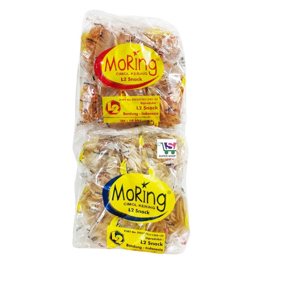 

TRCC7o2N--Moring Cimol Kering L2 Snack Original / Pedas MINI (isi 10 pcs) PACK