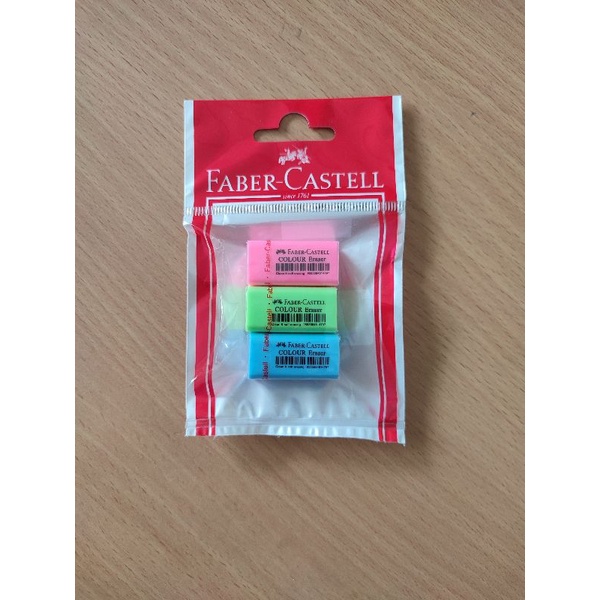 

Penghapus Set 3 Faber Castell 1000510 S3 Colour Eraser