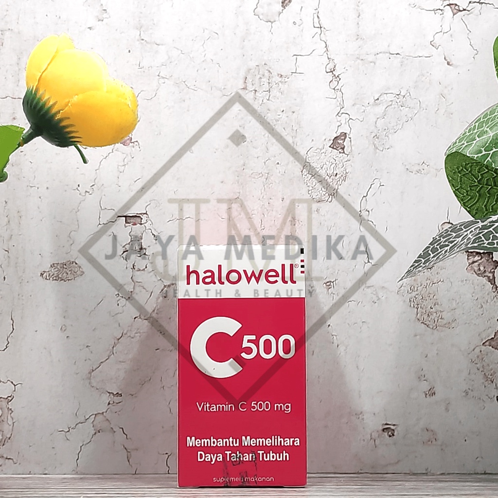 Halowell C 500 mg Isi 30 Tablet - Membantu Memelihara Daya Tahan Tubuh