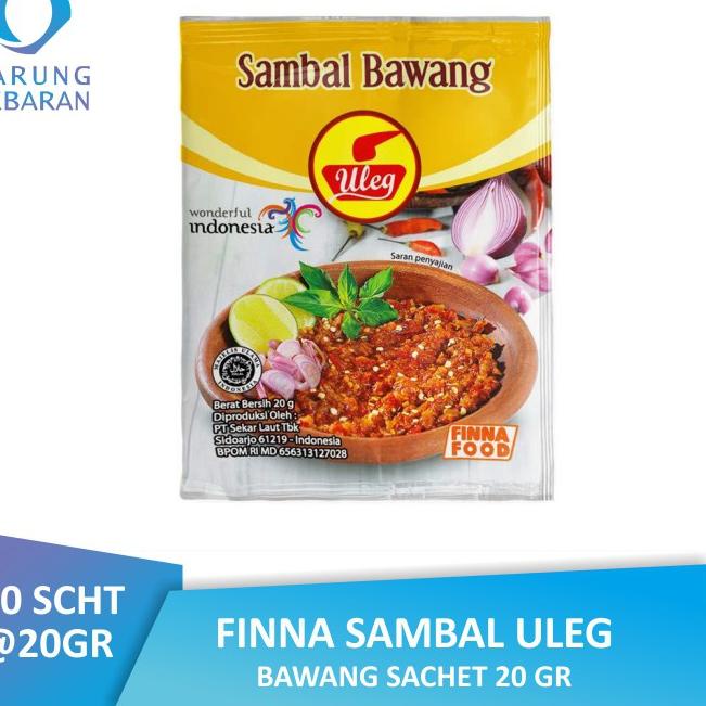 

Larismanis--[PL13] Finna Sambal Uleg Bawang Sachet (10 x 20gr)