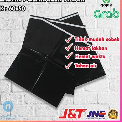 

Model Terbatas PLASTIK PACKING OLSHOP PE POLYMAILER 50X60 HITAM @100 Pcs/ per pack