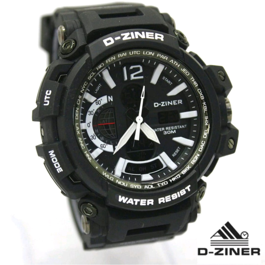 JAM TANGAN PRIA DZINER 8228 D-ZINER 8228 ORIGINAL ANTI AIR