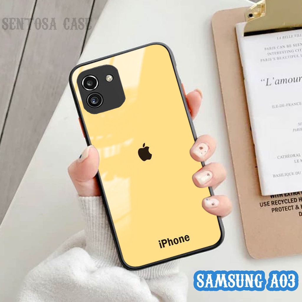 Softcase Kaca Samsung A03 - Case Handphone Samsung A03 [T40].