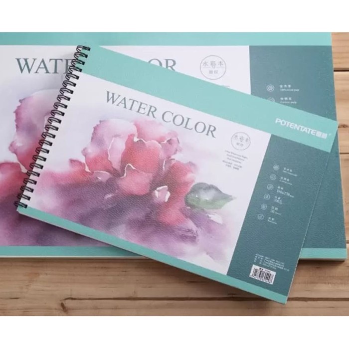 

Cuci Gudang Potentate Spiral Watercolor Pad 135X190Mm Hot Press Murah