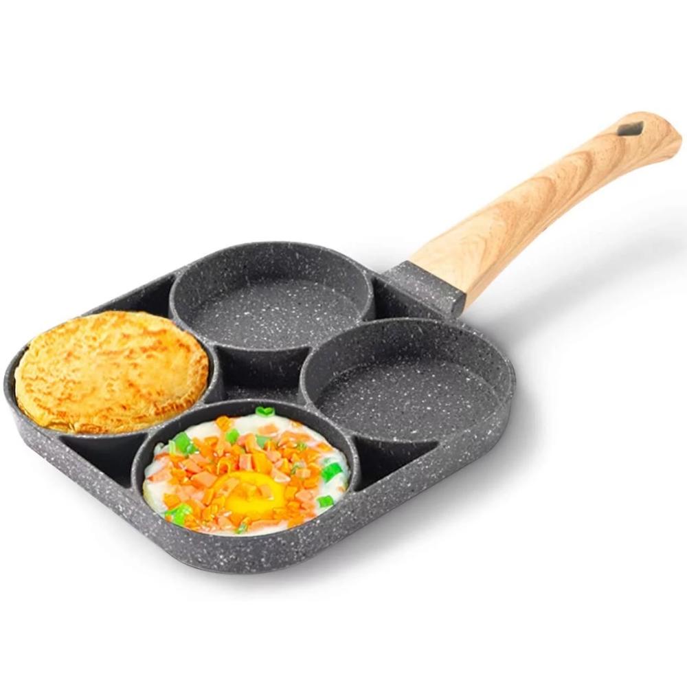 Burger Egg Grill Pan 4 Lubang Suggo / Frying Pan Burger Pancake