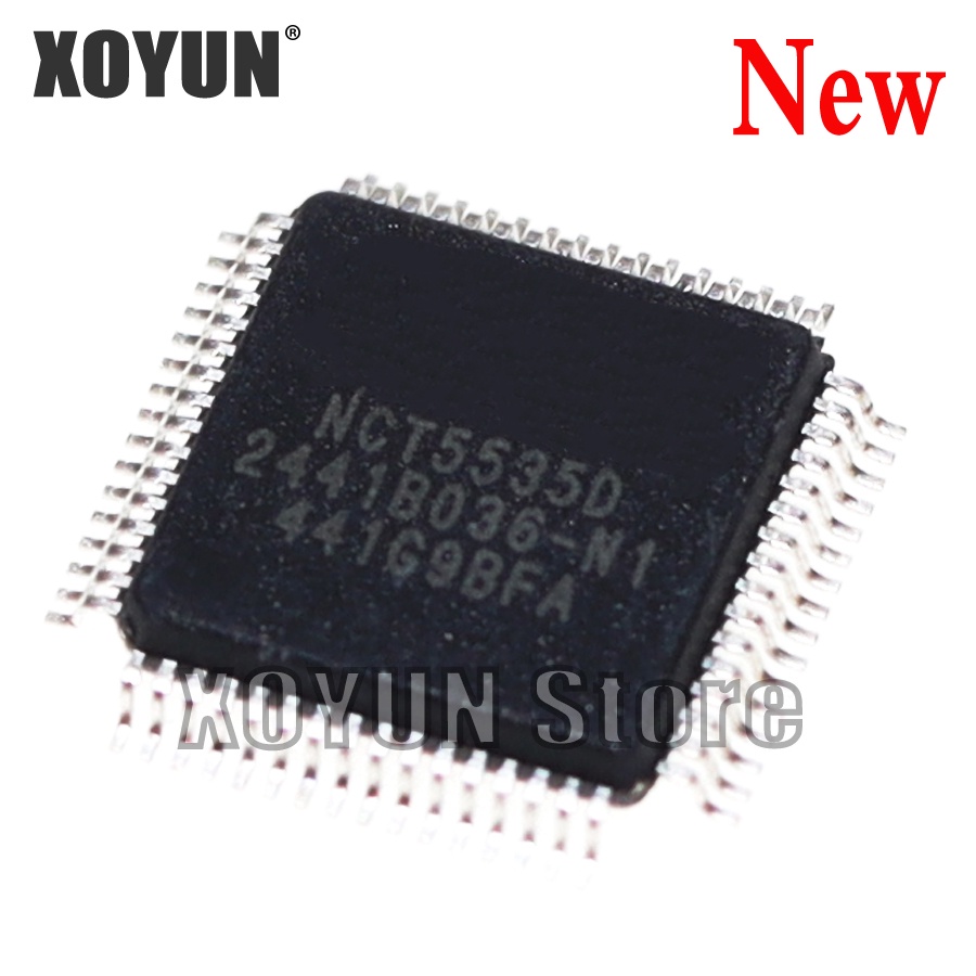 ((2Biji)100% New NCT5535D QFP-64 Hajatan Baru