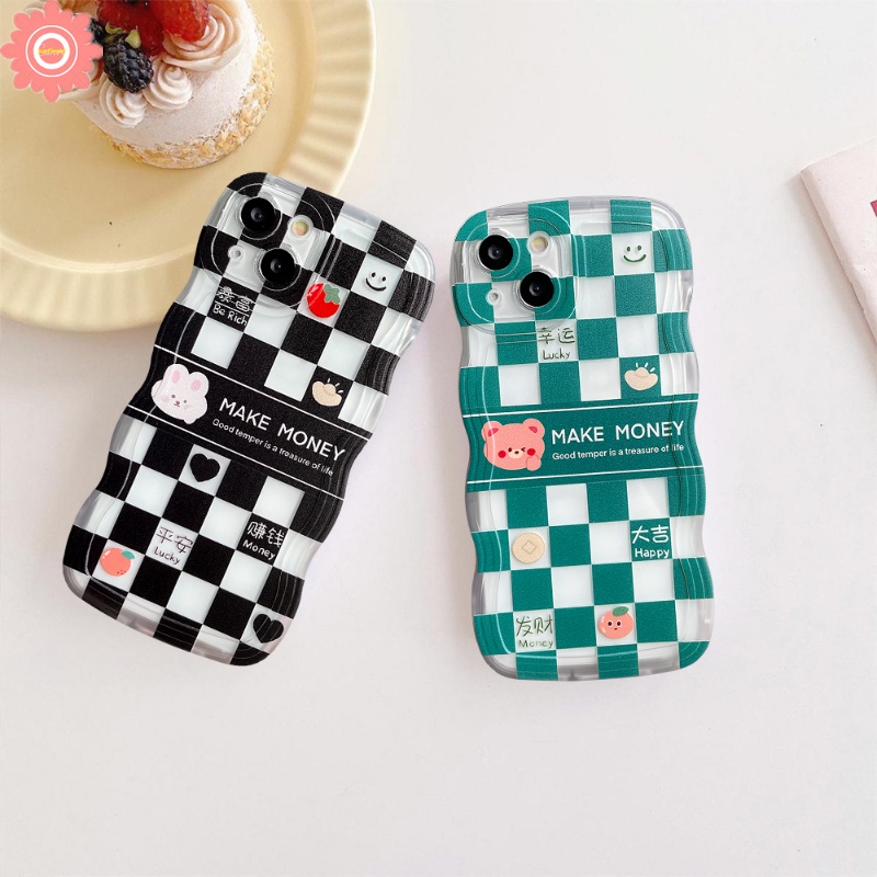 Casing Softcase Tpu Redmi Note8 9 10 10s 10 Pro Max Plus 9T 9 10A 9A 10 9C NFC Note 11s Motif Kartun Beruang Kelinci Smiley