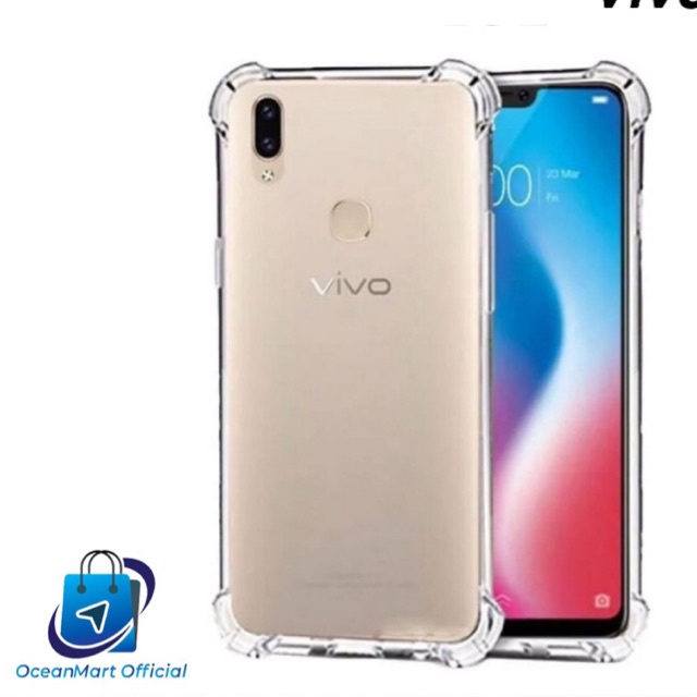 Case Anti Crack Vivo Y50 Y30 Y91 Y91C Y95 S1 Z1 Pro TPU Softcase Silicone Transparant Aksesoris Handphone HP OCEANMART OCEAN MART Murah Grosir