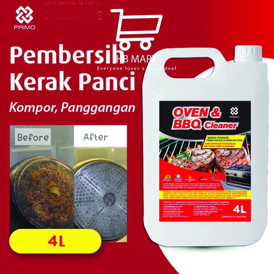 

Pembersih Panci, Kompor, Panggangan PRIMO OVEN & GRILL CLEANER 4 L