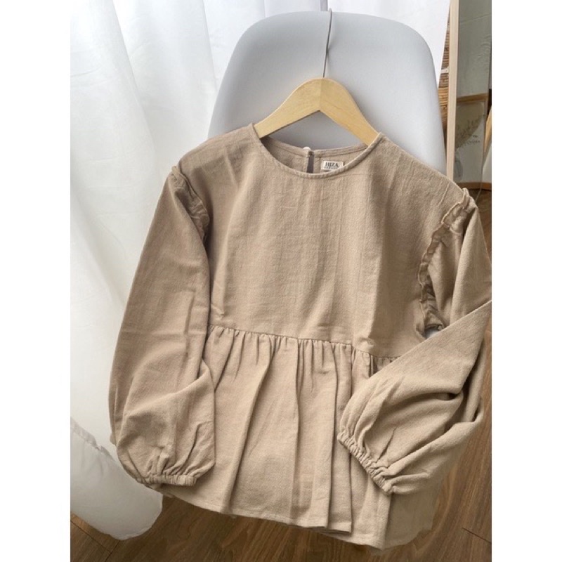 ALENSA BLOUSE BY HIZA.OFFICIAL | ATASAN WANITA | ALENSA BLOUSE