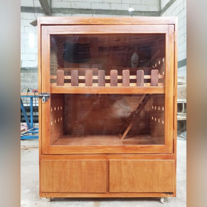 Kandang kucing cat aquarium custom model minimalis modern