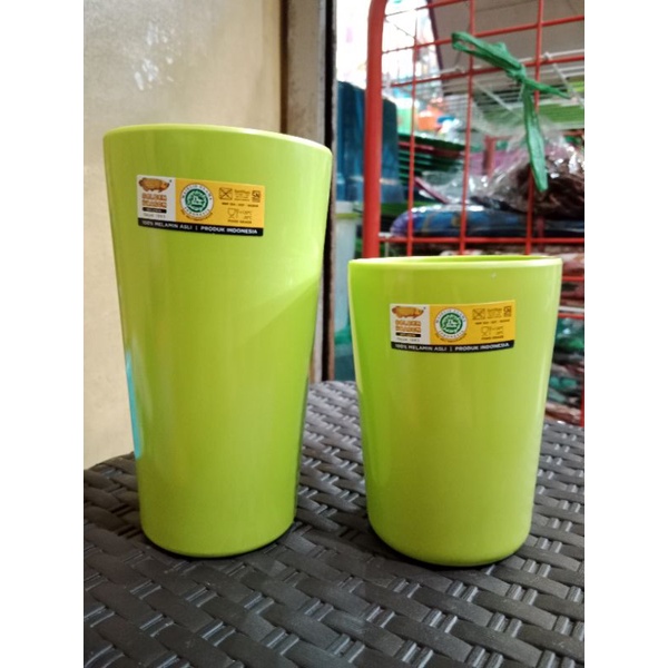 Cangkir Melamin asli / gelas melamin merek golden dragon (perbuah)