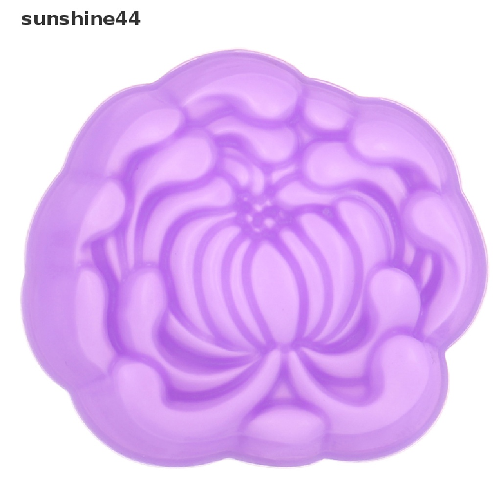 Sunshine 12Pcs Cetakan Jelly / Puding Bentuk Bunga Daisy Bahan Silikon Ukuran 5cm
