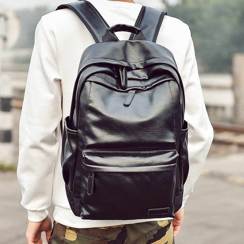 Ransel Kulit Pria MORRENO (Black)