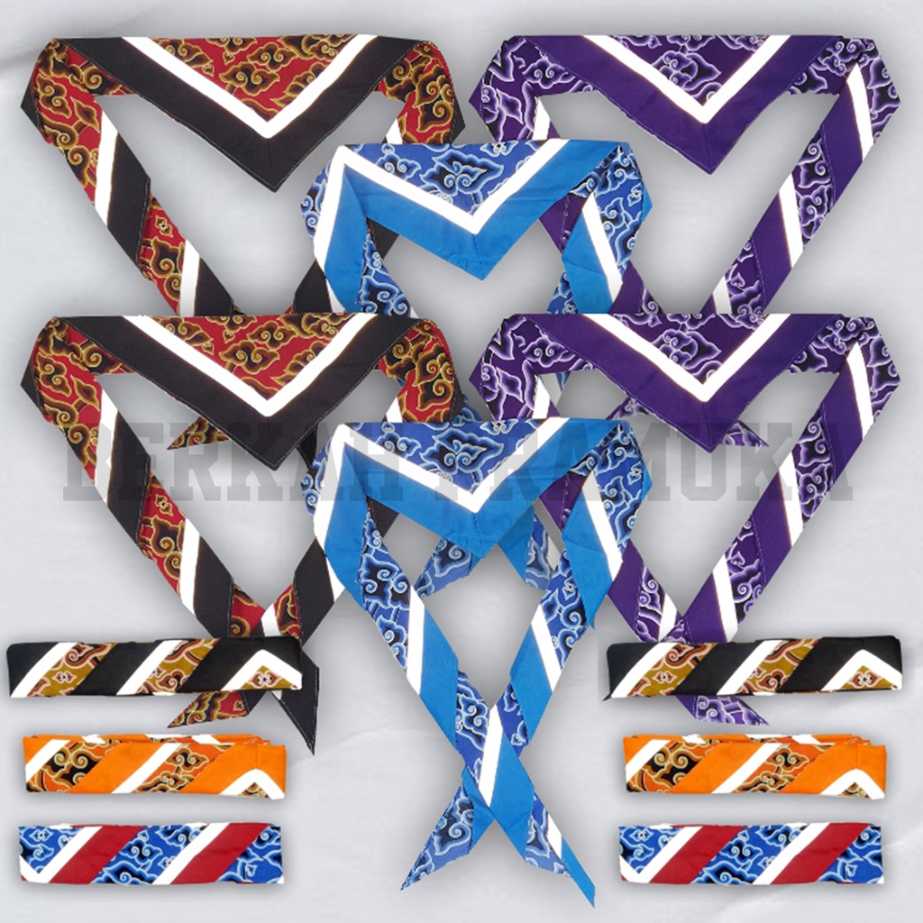 Scraft Pramuka Batik Mega Mendung scarf Scout