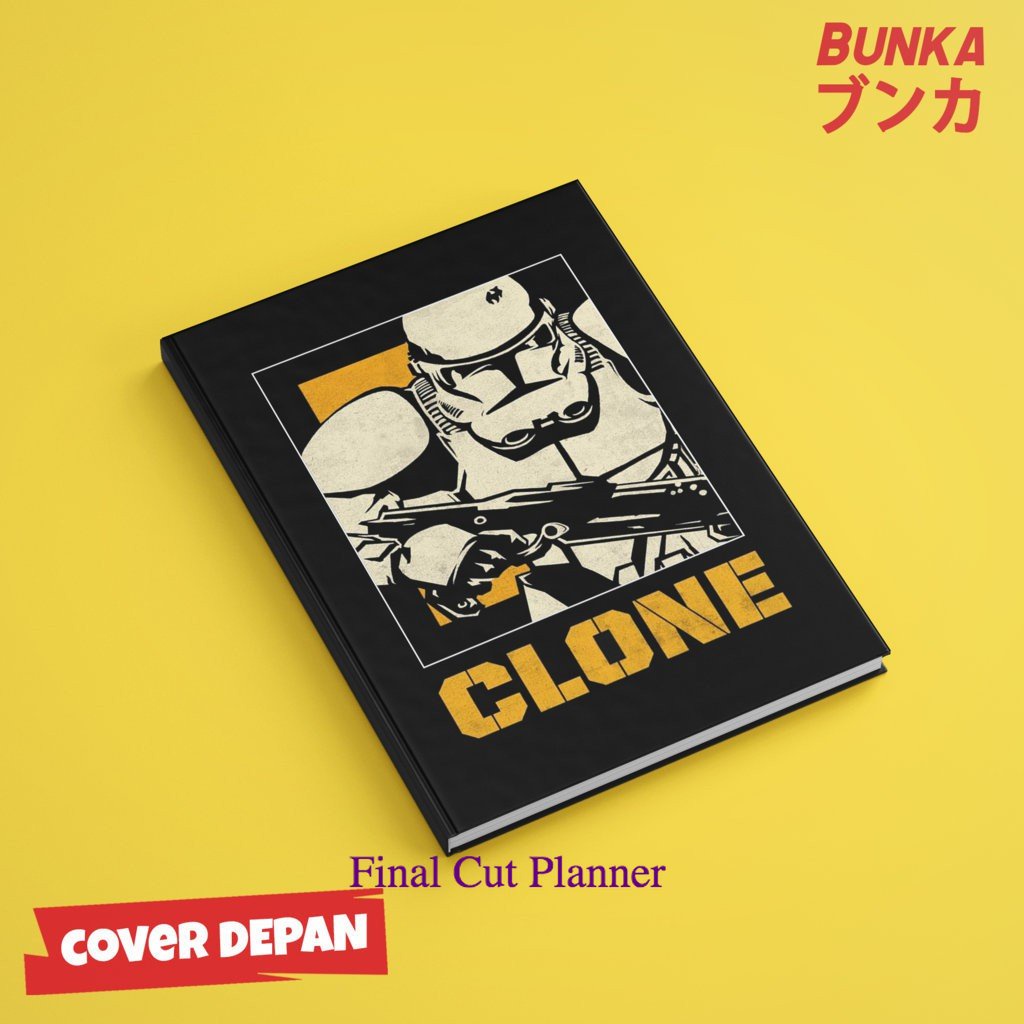 

Notebook Star Wars Clone Trooper Hardcover A5 Buku Tulis Catatan Note Agenda Planner Jurnal .