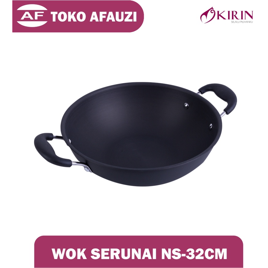 KIRIN WOK SERUNAI NON-STICK 32CM