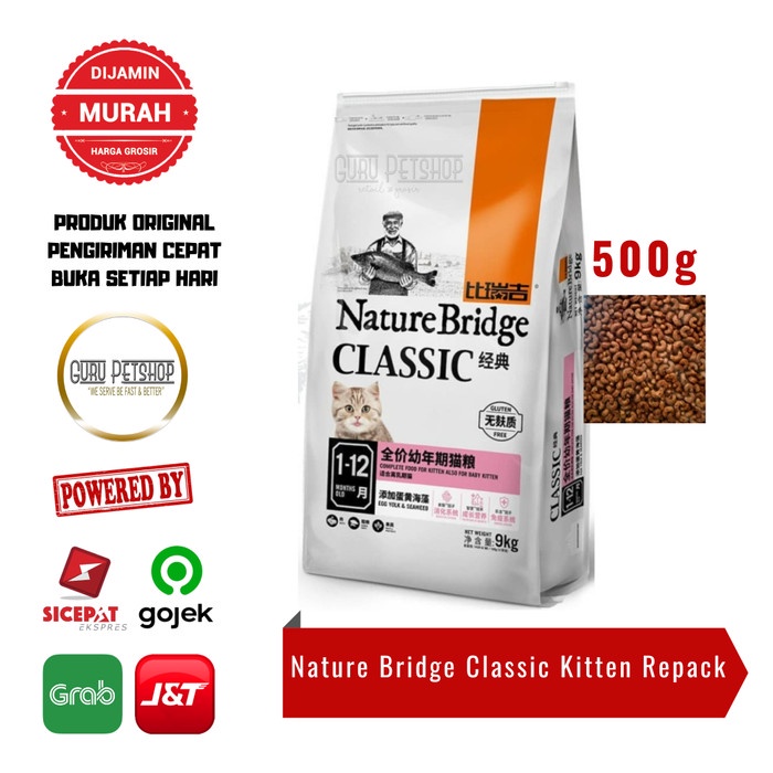 Nature Bridge Classic Kitten Cat Food 500g Nature Bridge Kitten