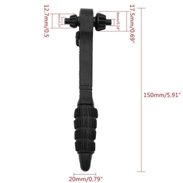 barokah gamis 2 in 1 Ratchet Drill Spanner