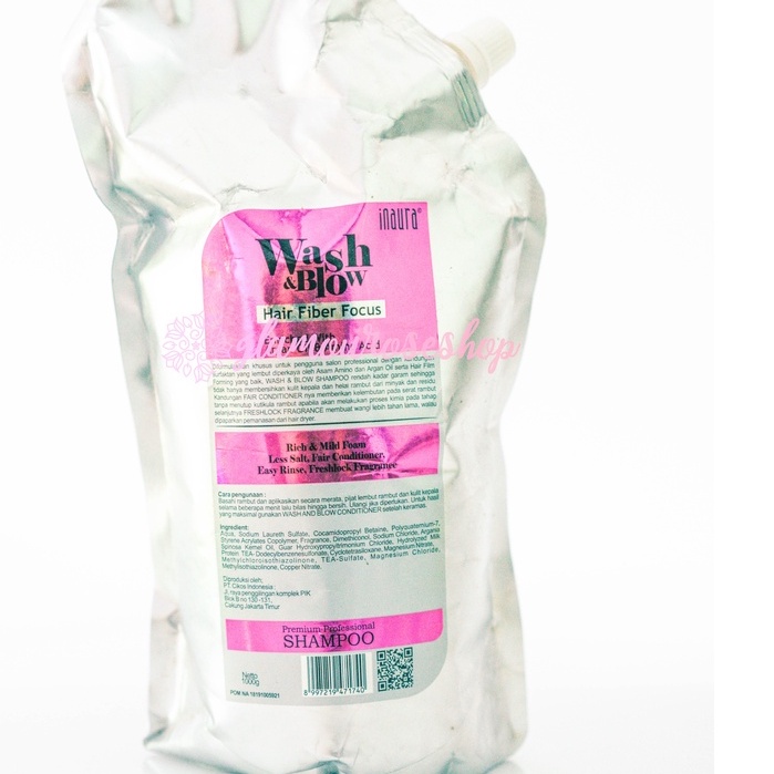 ☀️Glamouroseshop☀️ Inaura Treat And Care Conditioner / SHAMPOO  ( NEW ) 1000ml ( Refill )