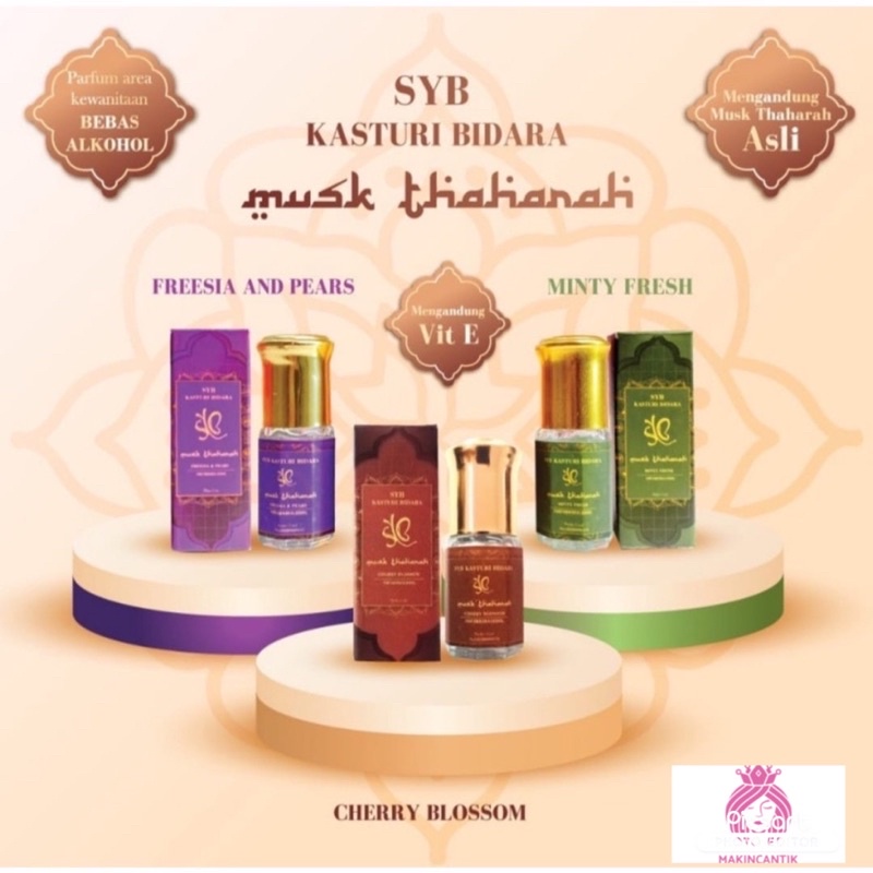 SYB Musk Thaharah Kasturi Bidara Parfum Pewangi Miss V