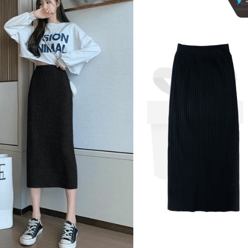 Rok Span knitted  pendek  SEBETIS TERMURAH /ROK SPAN PENDEK /ROK RAJUT