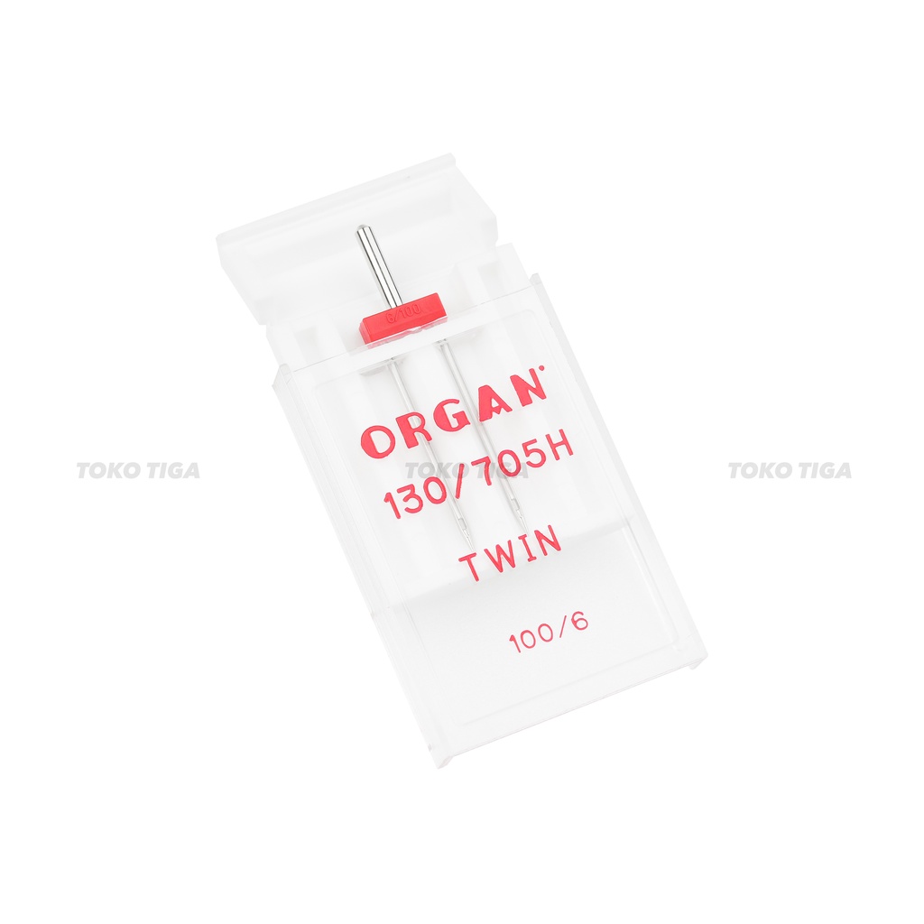 Organ Twin Needles - Jarum Kembar Ukuran 100/6mm