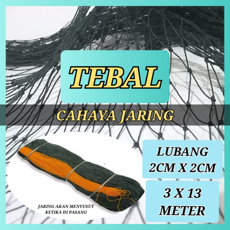 jaring ayam tebal lebar 3 meter tebal lubang2cmx2cm jaring ayam tebal jaring pagar kandang ayam teba