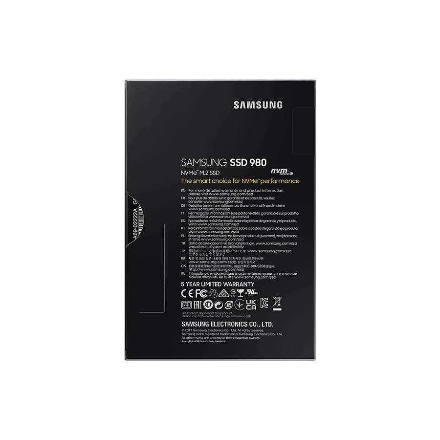 SAMSUNG SSD 980 250GB M.2 NVMe PCIe 3.0 V-NAND M2 250 GB