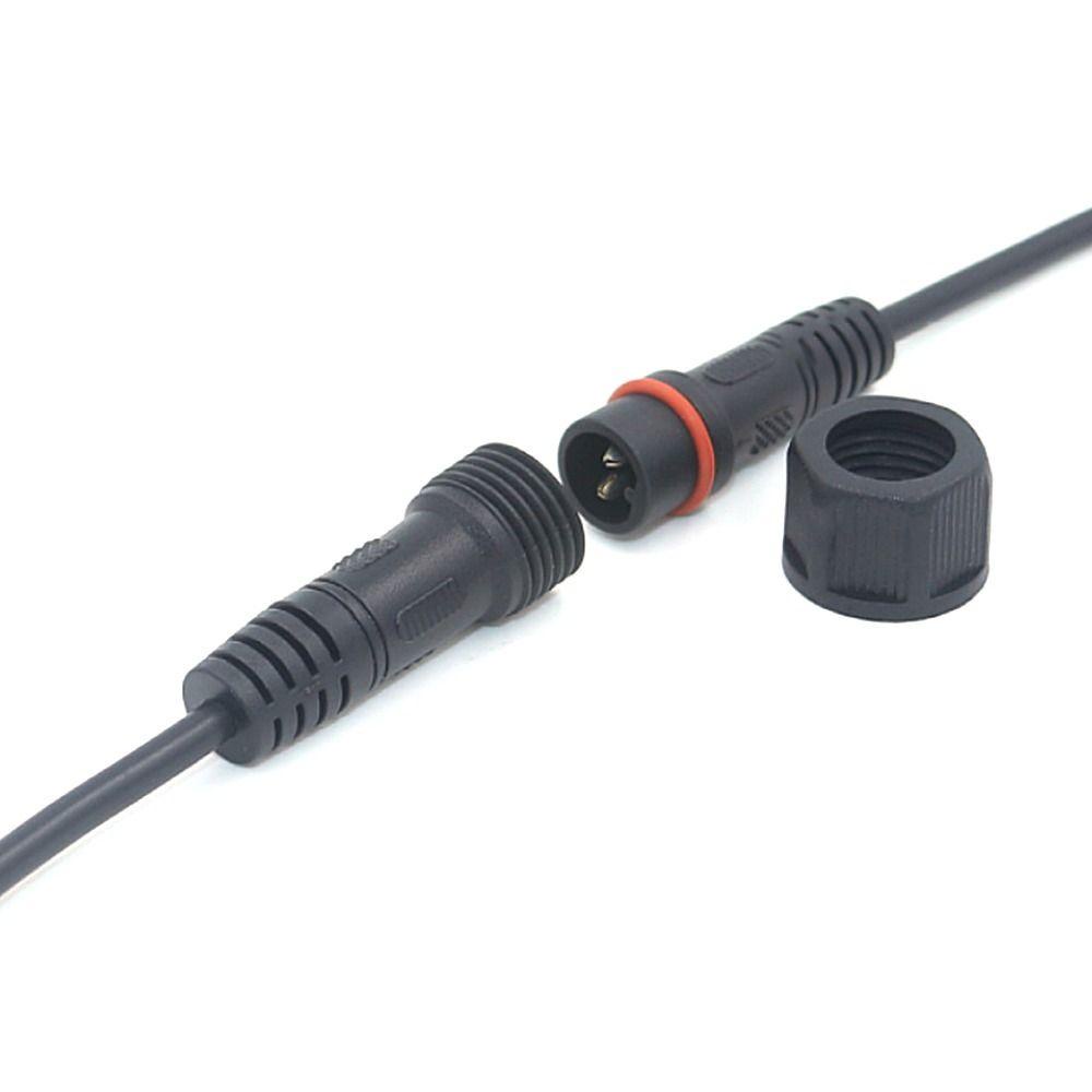 Solighter 2set Konektor Base 4model 2Pin 3Pin 4Pin Alat Jalur Sinyal Power Wire Waterproof Connector Line