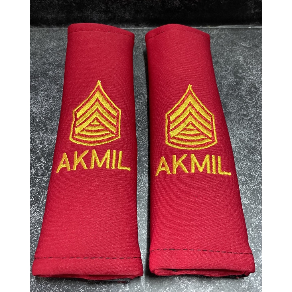 Sarung Seatbelt Akmil (Merah) - Cover Seatbelt Akmil