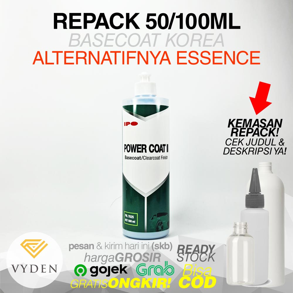IPO Power Coat II 7025 ECER REPACK Base Coat Dasar Coating High Gloss MURAH
