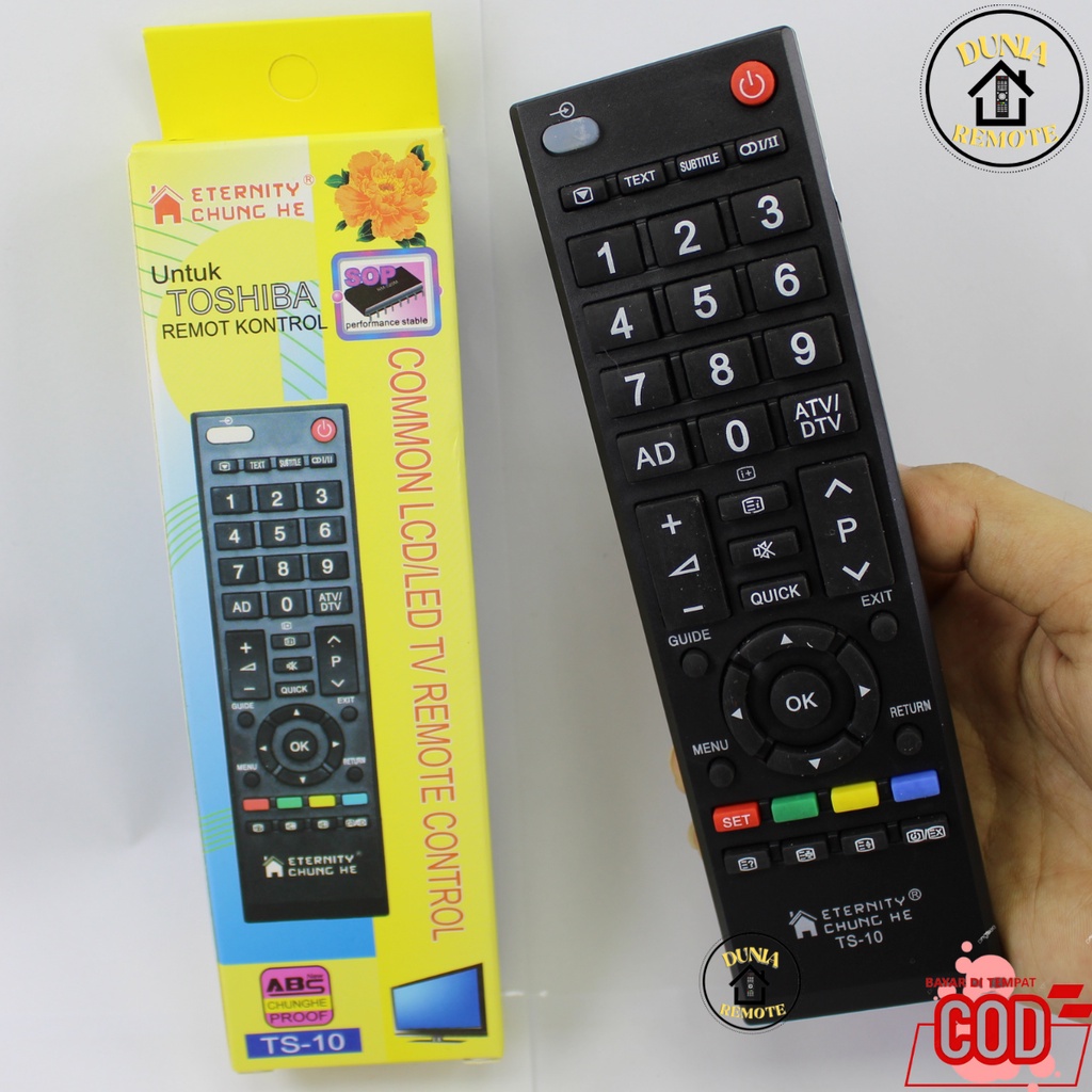 Remot Remote SMART TV TOSHIBA REGZA ANDROID TV LCD LED MULTI UNIVERSAL