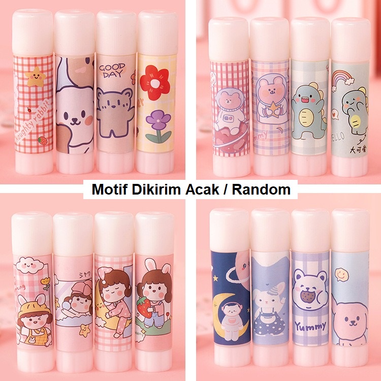 4 pcs Lem Glue Stick Stik Kertas Putar GMALL ST0059