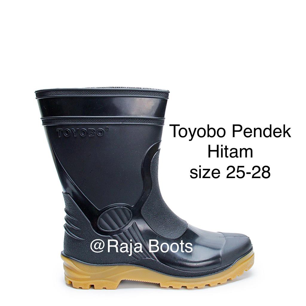 Sepatu Boot Pendek Toyobo &amp; MaxSafe Hitam